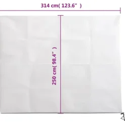 The Living Store plantebeskyttelse med lynlås 2 stk. 70 g/m² 3,14x2,5 m - Havearbejde – tilbehør