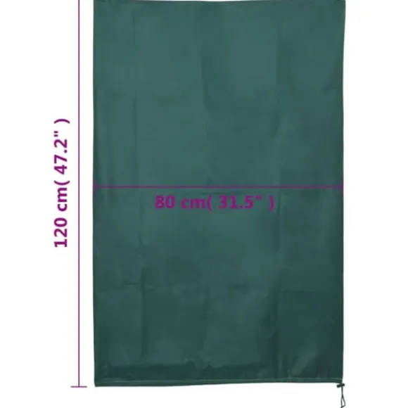 The Living Store plantebeskyttelse med snore 8 stk. 70 g/m² 0,8x1,2 m - Havearbejde – tilbehør