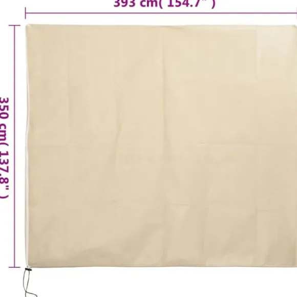The Living Store plantebeskyttelse med lynlås 4 stk. 70 g/m² 3,93x3,5 m - Havearbejde – tilbehør