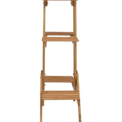The Living Store plantestativ 83x25x83 cm fyrretræ - Planteborde