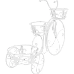 The Living Store plantestativ cykelform vintagestil metal - Planteborde