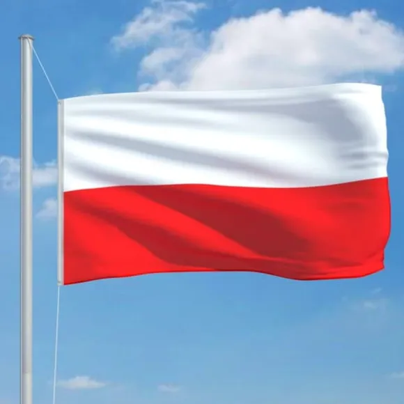 The Living Store polsk flag 90x150 cm - Flag & vimpler