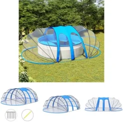 The Living Store poolkuppel 620x410x205 cm oval - Poolovertræk