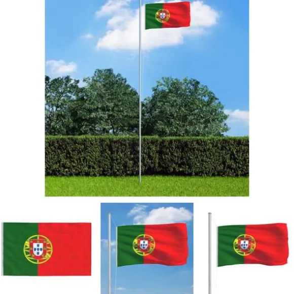 The Living Store Portugals flag 90x150 cm - Flag & vimpler