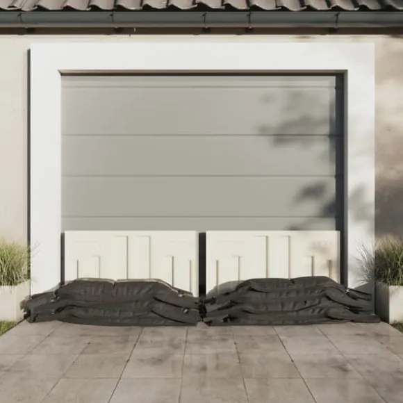 The Living Store sandsække 25 stk. 103x25 cm HDPE mørkegrøn - Opbevaring til industri