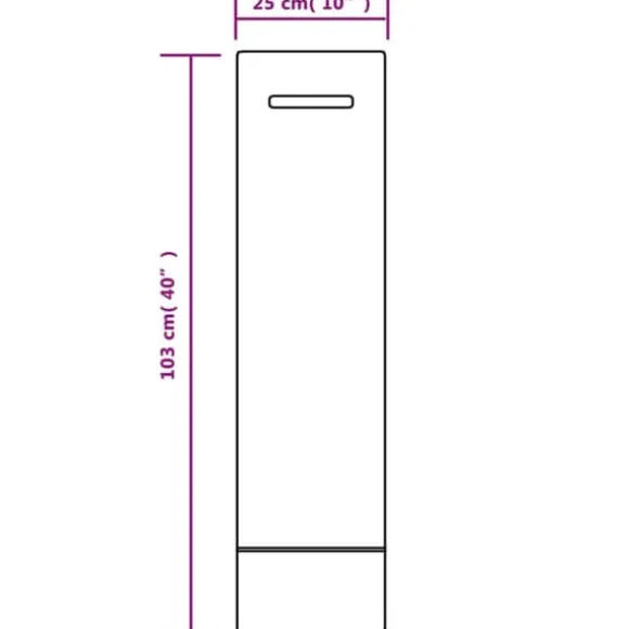 The Living Store sandsække 25 stk. 103x25 cm HDPE mørkegrøn - Opbevaring til industri