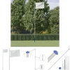 The Living Store sektionsinddelt flagstang 6,23 m aluminium sølvfarvet - Flag & vimpler