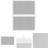 The Living Store sidevægge til festtelt 2 stk. netstof hvid og sort - Festtelte & havepavilloner