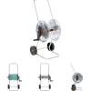 The Living Store slangetromle til 50 m 1/2" eller 35 m 3/4" slange stål - Opbevaring af haveslanger
