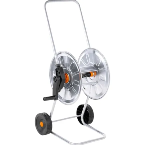 The Living Store slangetromle til 50 m 1/2" eller 35 m 3/4" slange stål - Opbevaring af haveslanger