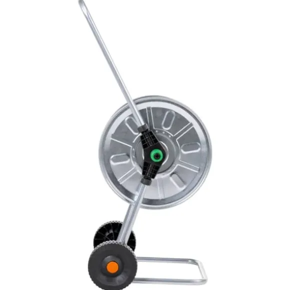 The Living Store slangetromle til 50 m 1/2" eller 35 m 3/4" slange stål - Opbevaring af haveslanger