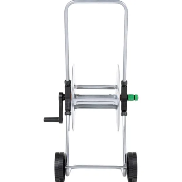 The Living Store slangetromle til 50 m 1/2" eller 35 m 3/4" slange stål - Opbevaring af haveslanger