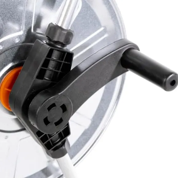The Living Store slangetromle til 50 m 1/2" eller 35 m 3/4" slange stål - Opbevaring af haveslanger