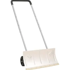 The Living Store sneskovl med udvideligt håndtag 61 cm stålblad sølvfarvet - Sneskovle