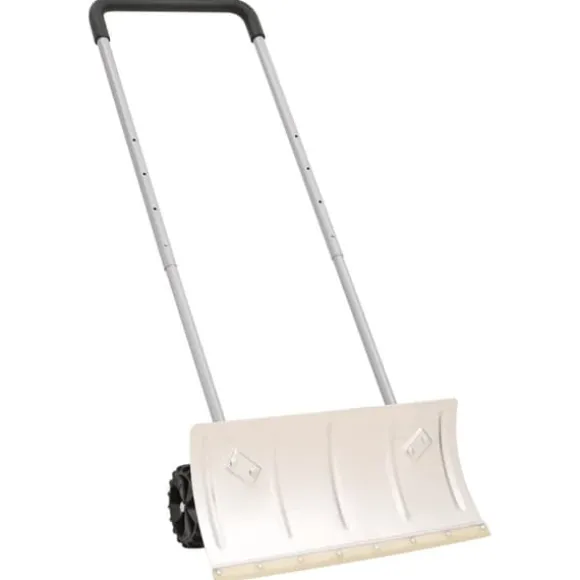 The Living Store sneskovl med udvideligt håndtag 61 cm stålblad sølvfarvet - Sneskovle