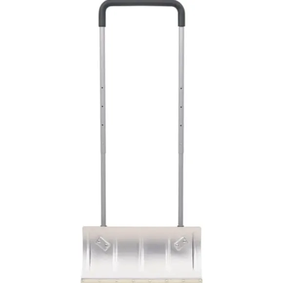 The Living Store sneskovl med udvideligt håndtag 61 cm stålblad sølvfarvet - Sneskovle