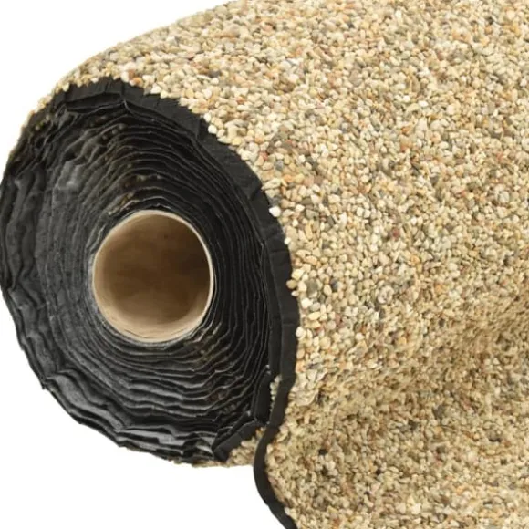 The Living Store stenfolie 250x60 cm naturligt sand - Fontæner & havedamme – tilbehør