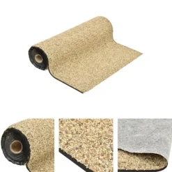 The Living Store stenfolie 500x100 cm naturligt sand - Fontæner & havedamme – tilbehør