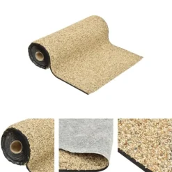 The Living Store stenfolie 150x60 cm naturligt sand - Fontæner & havedamme – tilbehør