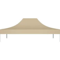 The Living Store tag til festtelt 4x3 m 270 g/m² beige - Festtelte & havepavilloner – tage