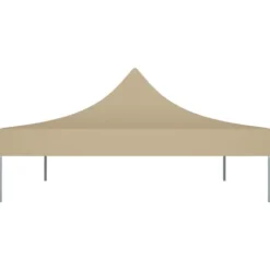 The Living Store tag til festtelt 4x3 m 270 g/m² beige - Festtelte & havepavilloner – tage