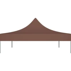 The Living Store tag til festtelt 4x3 m 270 g/m² brun - Festtelte & havepavilloner – tage