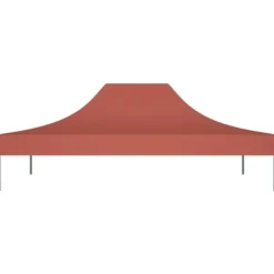 The Living Store tag til festtelt 4x3 m 270 g/m² terrakottafarvet - Festtelte & havepavilloner – tage