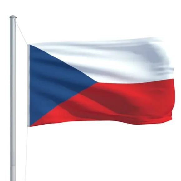 The Living Store tjekkisk flag 90x150 cm - Flag & vimpler