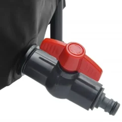 The Living Store vandtank med hane sammenfoldelig 250 l PVC - Vandingsartikler