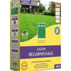 Tør genvækstgræs - BHS - 3 kg | 150 m² | Stærk og holdbar, med fremragende holdbarhed og tolerance over for nedtrampning.