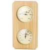 Træ Sauna Hygrothermograph Guldplade 0 til 120 Celsius 0 til 100 Luftfugtighed Sauna Termometer til indendørs familie