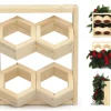 Træ vertikale plantekasser RD-8/2x2 - Naturlig