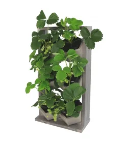 Træ vertikale plantekasser RD-8/2x3 - Grå