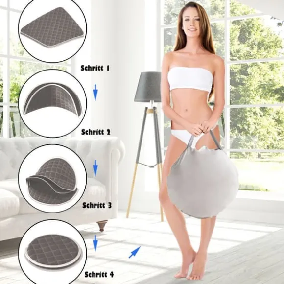 Transportabel Dampsauna Spa, 85x84x106 cm, Sort