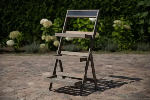 Træblomsterreol /100x52x52 cm/ Finish Grå