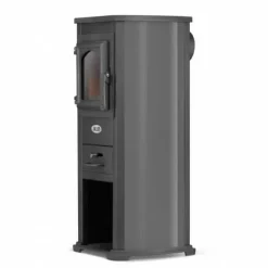 Træbrændeovn - antracit - 6,6 kW til 8,5 kW