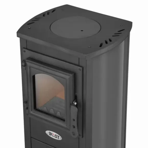 Træbrændeovn - antracit - 6,6 kW til 8,5 kW