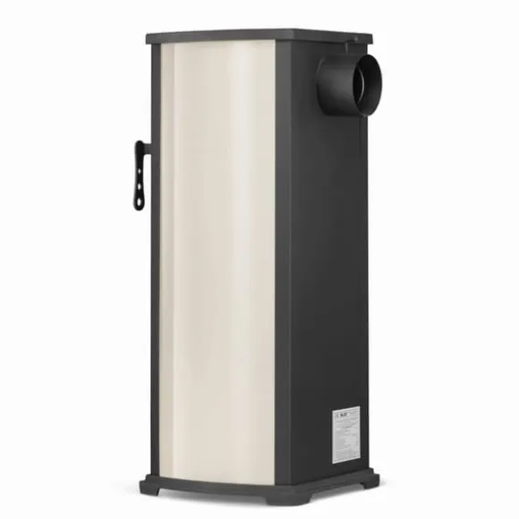 Træbrændeovn - antracit & beige - 8,5kW