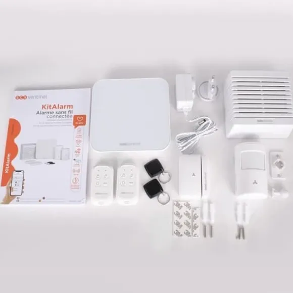 Trådløs alarm forbundet til Wi-Fi og GSM 4G - KitAlarm - SCS SENTINEL