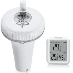 Trådløs Pooltermometer, Bluetooth-forbindelse, Høj præcision for måling af temperatur og luftfugtighed,Trådløs Version