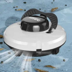 Trådløs robot poolrenser, dobbeltmotorer, selvparkering,Som billede
