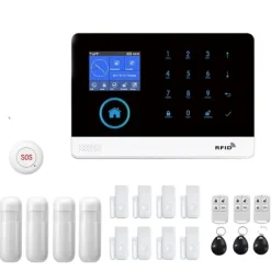Trådløst Alarm System, Stemmestyring, Multi-Zone Support,E, EU-stik