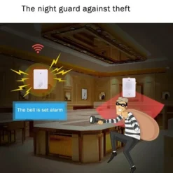 Trådløst alarmsystem med 2 sensorer