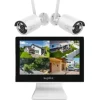 Trådløst sikkerhedskamerasystem, 10,1-tommer LCD-monitor, 5MP opløsning, H.264+ videokompression,0TB