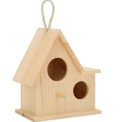 Træfuglereder Udendørs Fuglehus Avlskasse Fuglebur til Have Baggård Balkon Dekoration