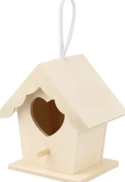 Träholk for mesar, smukt design, fågelholk - mesholk, mesholk, mesfågelholk, vejrbeständig