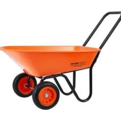 Trillebør, 125x63x82 cm, Orange, Metalstel