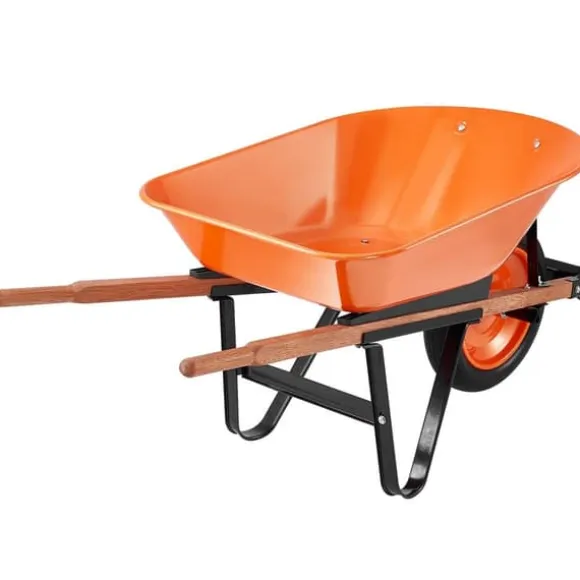 Trillebørvogn med ét hjul, have dump-vogn, 150 kg kapacitet, multifunktionel havevogn
