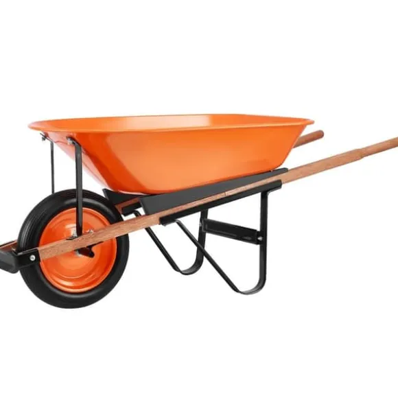 Trillebørvogn med ét hjul, have dump-vogn, 150 kg kapacitet, multifunktionel havevogn