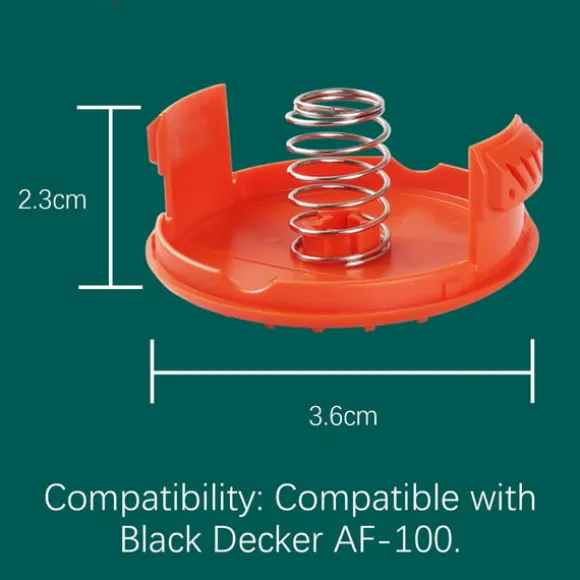 Trimmerspole med hætte og fjeder til trådtrimmere Black Decker AF-100